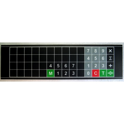 Панель клавиатуры ВЕ Хд7.820.357 (с функ. суммир.) (695)
